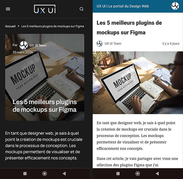 exemple page amp